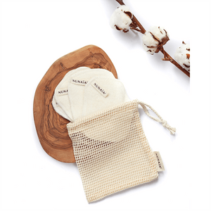 Nunaia Facial Cleansing Ovals with mesh wash bag image